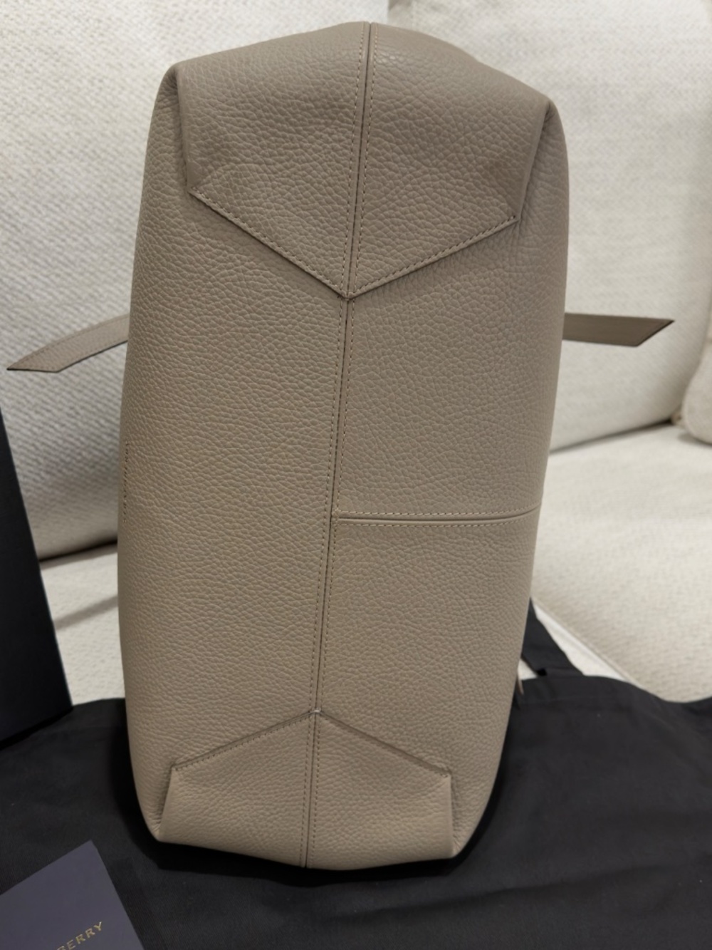 Strathberry Barra Tote in Taupe - Picture 5 of 15